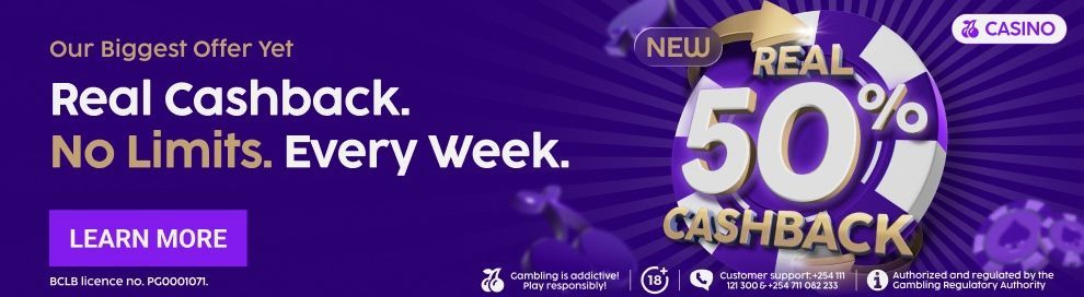 KE Casino Cashback 50% 2026